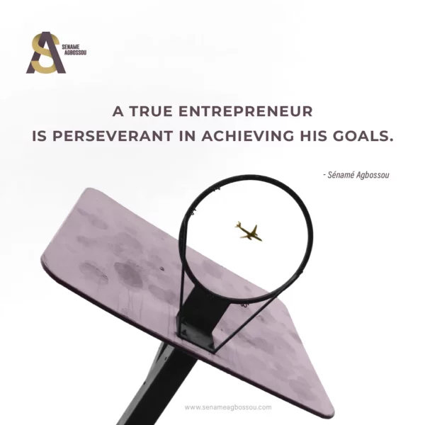 TSTE - A True Entrepreneur Is Perseverant In Acheving His Goals